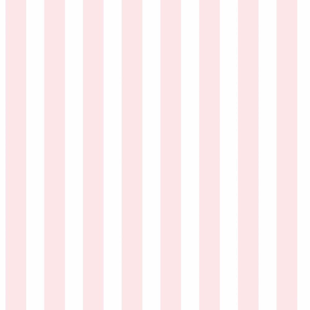 Non-woven wallpaper pink stripes