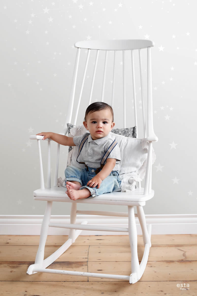 Star wallpaper Grey Xl-23-158857