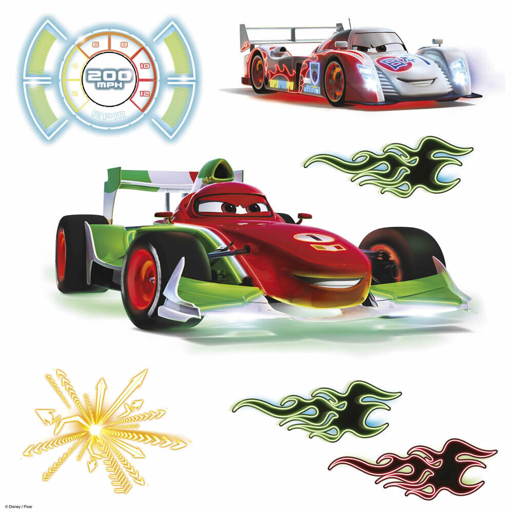 Fenstersticker selbsthaftend Lightning McQueen Cars bunt-58-16406