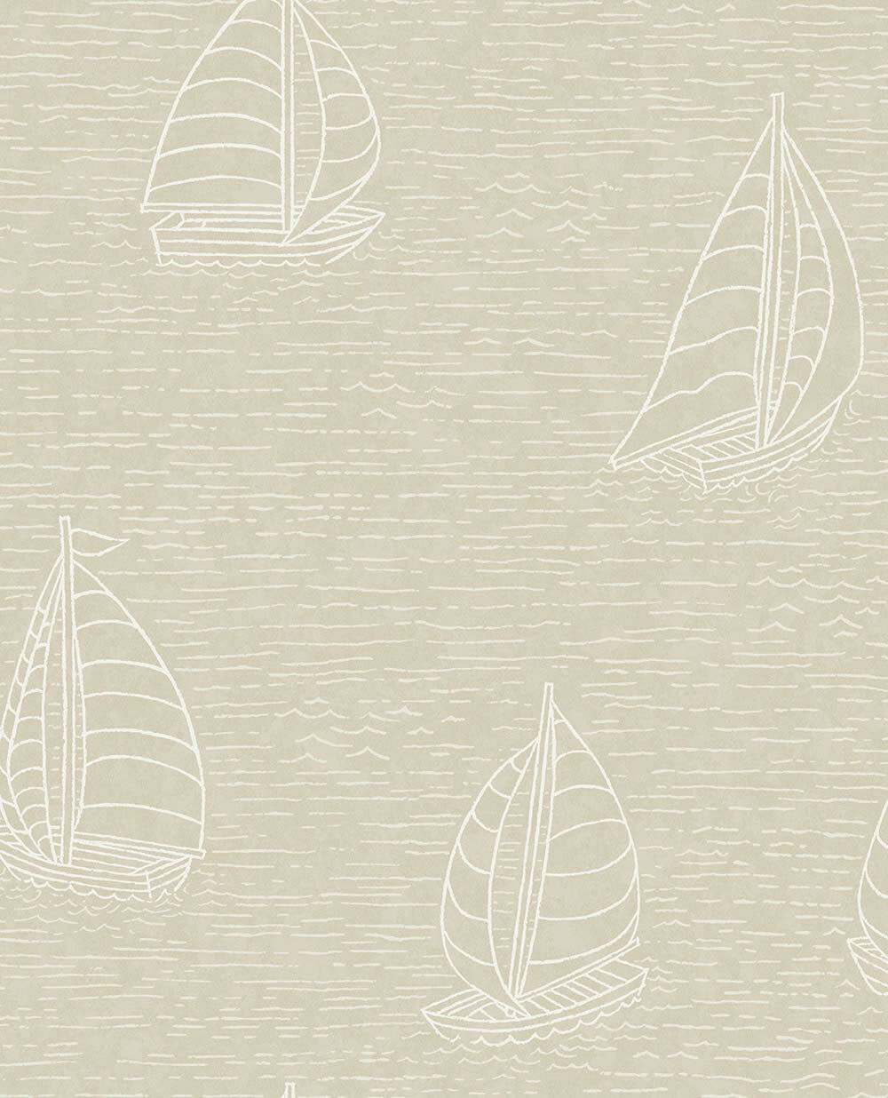 landscape ships non-woven wallpaper beige Explore Eijffinger 323011