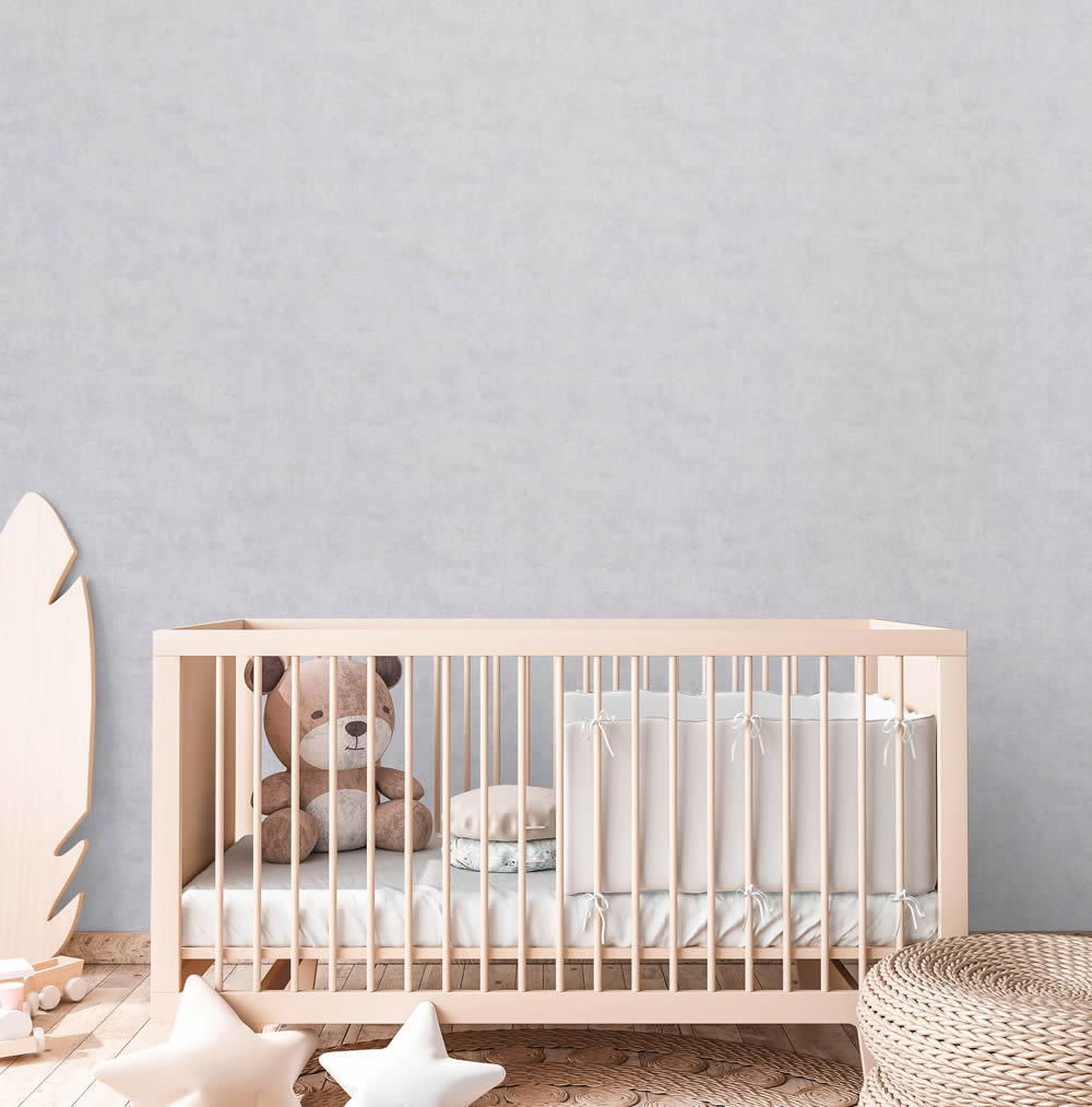 Vliestapete uni wolkige Oberfläche hell grau 771783-8-771783