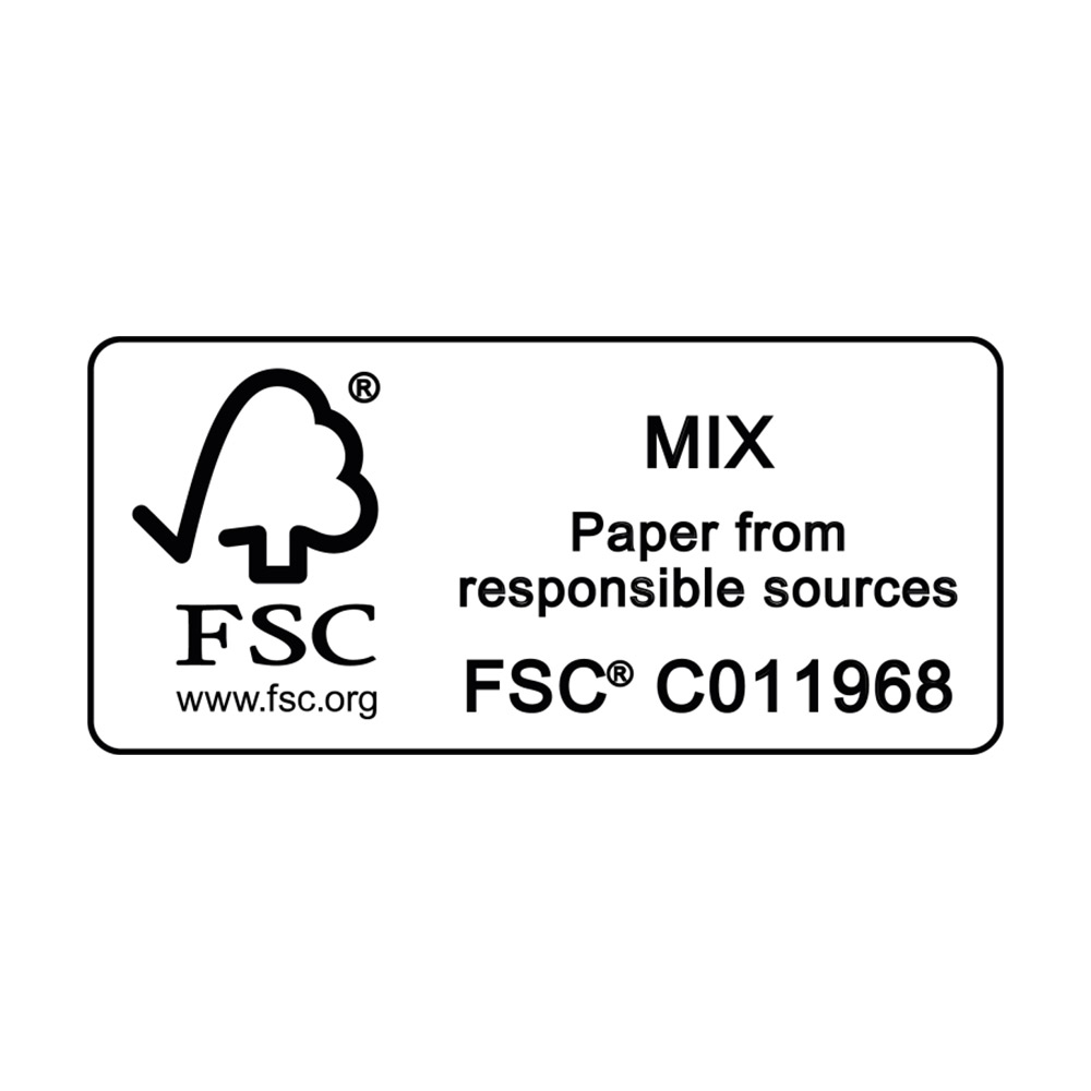 Das FSC Zertifikat steht bei Tapeten für umweltfreundliche und sozial verträgliche Forstwirtschaft. Tapeten mit dieser Kennzeichnung bestehen aus FSC®-zertifiziertem Papier.