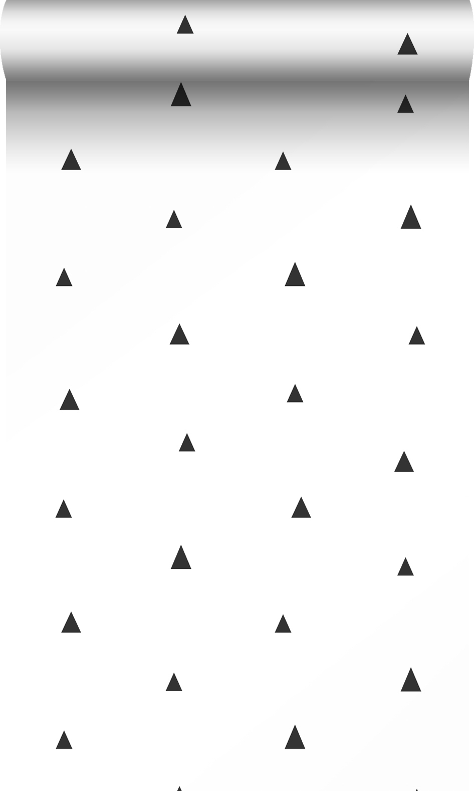 Tapete Vliestapete Dreiecke minimalistisch Scandi schwarz weiß 347681