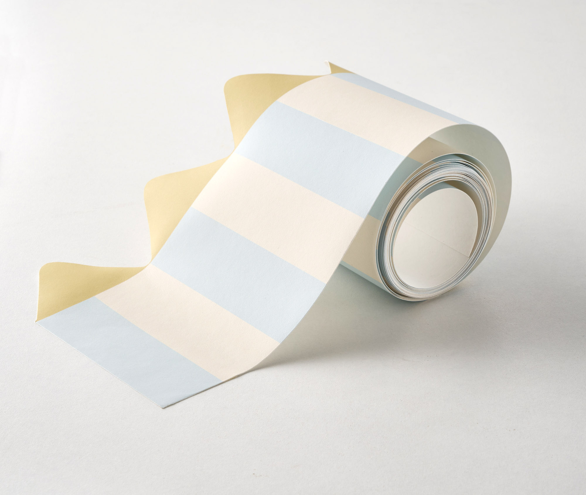 Borte Wimpel gestreift blau beige Vlies OUTT202976222