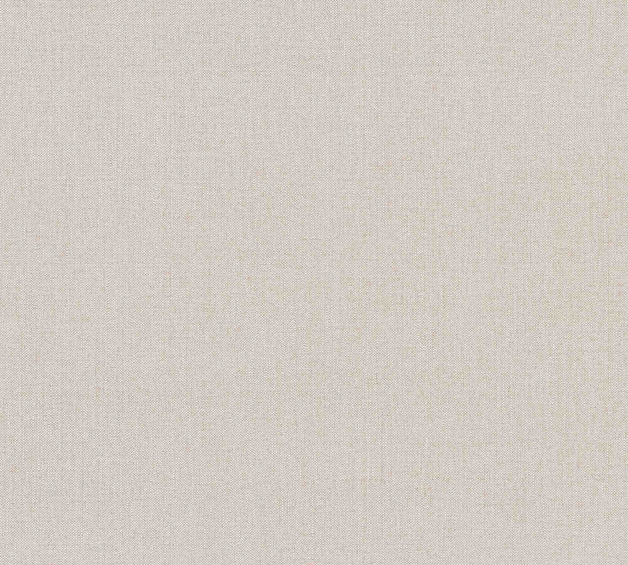 Tapete Leinenoptiktapete einfarbig taupe beige 363784