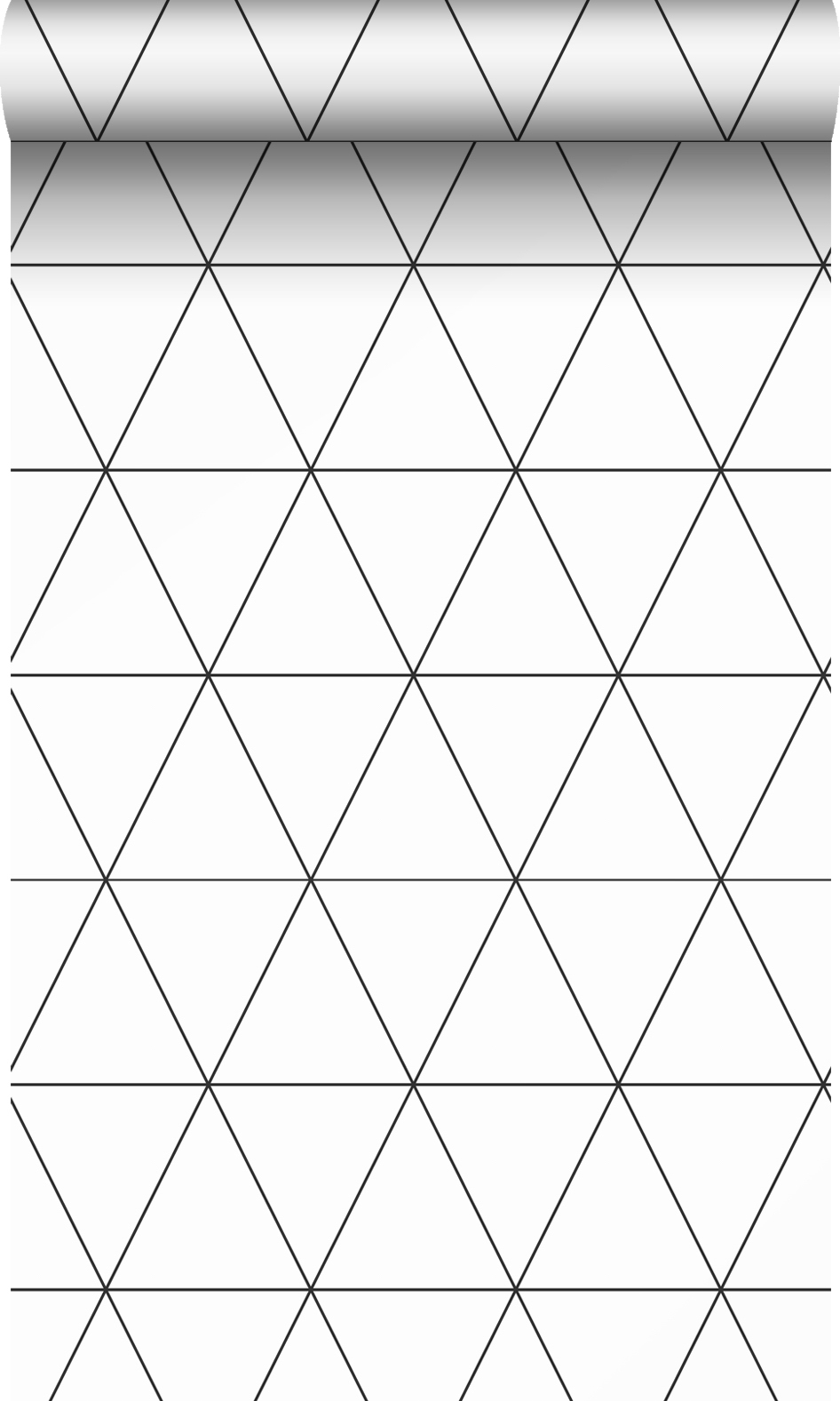 Tapete Rautenmuster skandinavisch schwarz weiß Vlies 347683