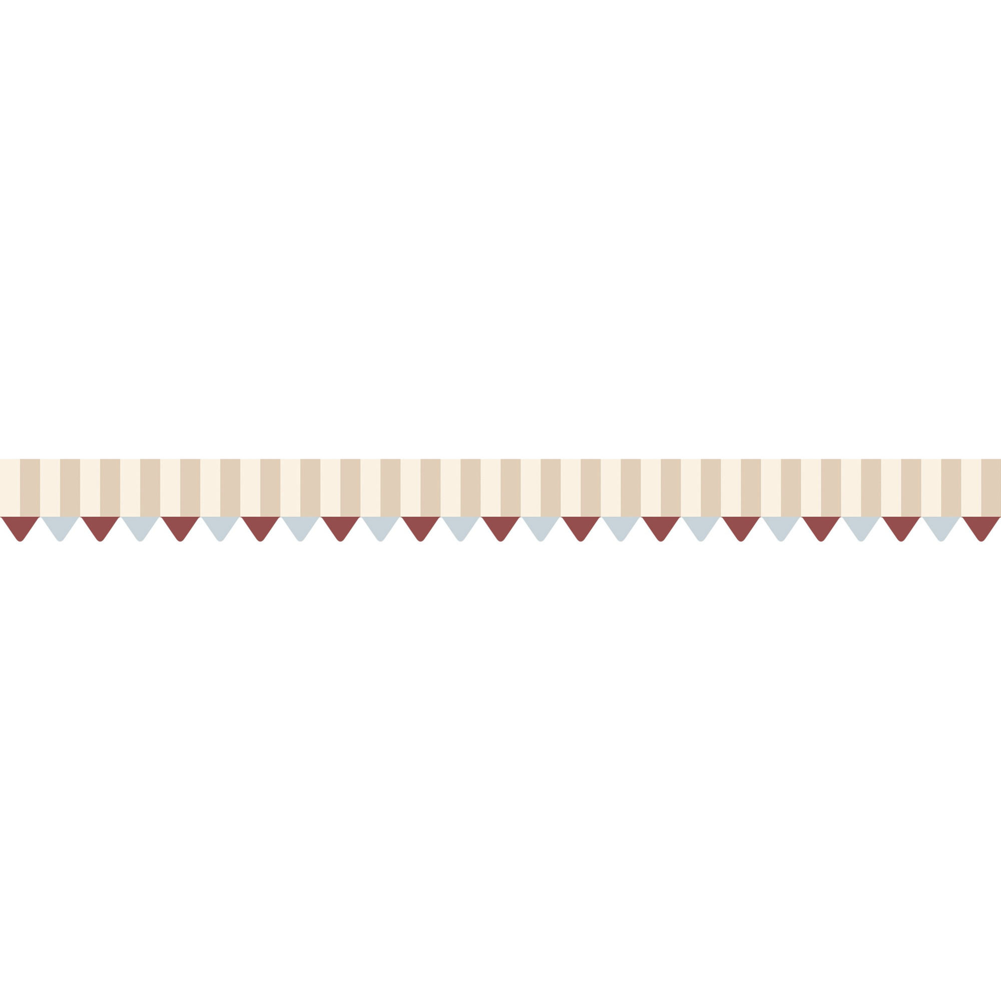 Wimpelkette Streifen beige Vlies OUTT202978686