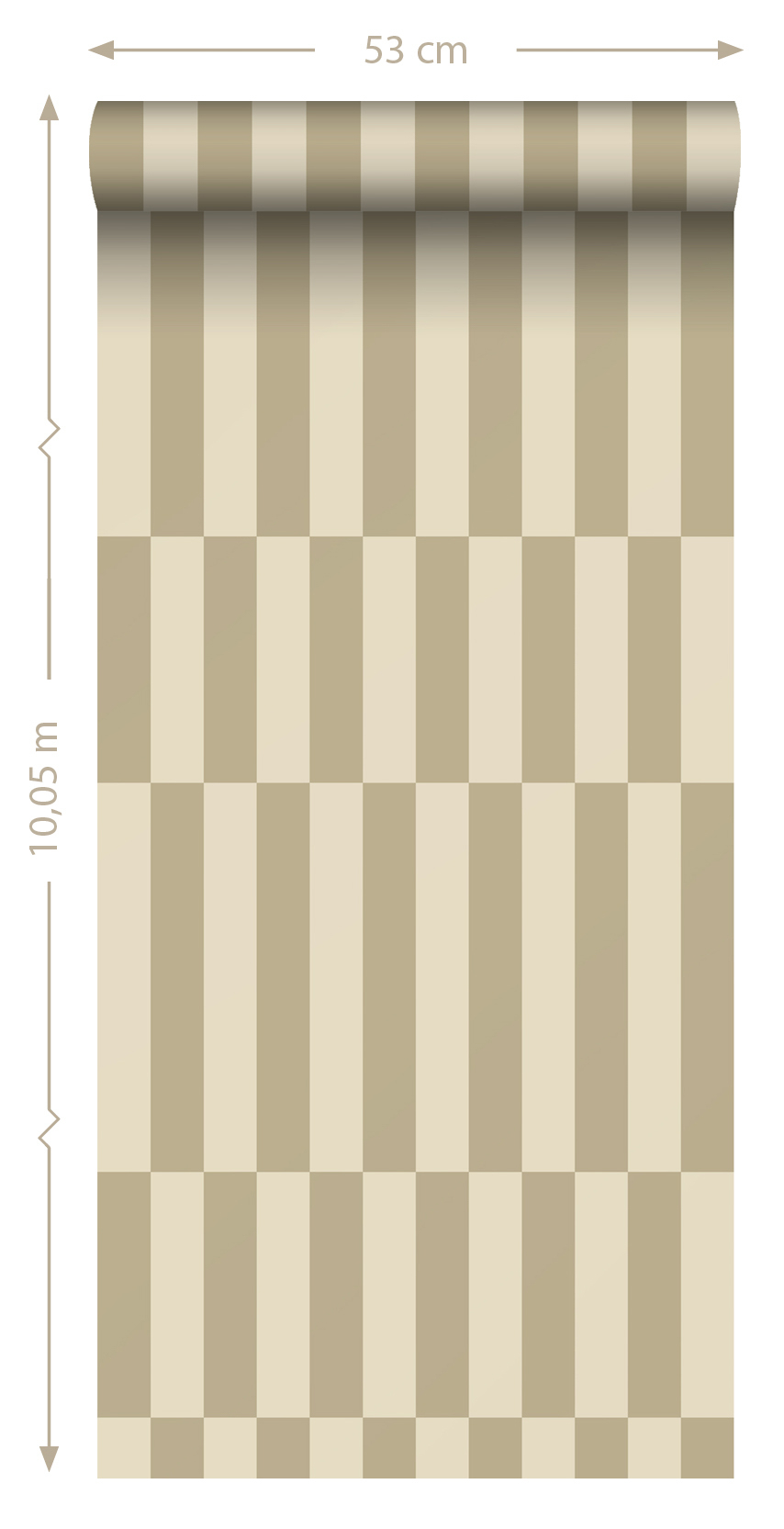 Tapete Streifen Tapete grafisches Muster beige Vlies 131212