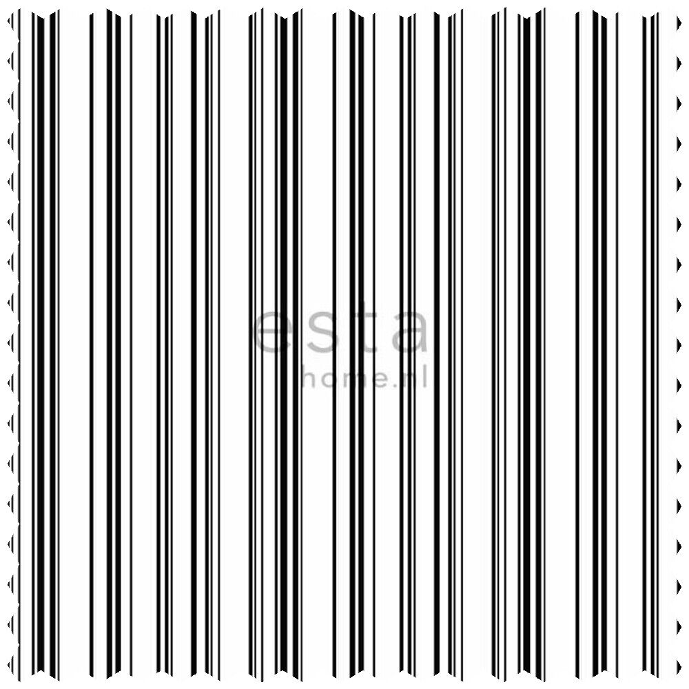 Dekostoff Streifen Schwarz Weiß-56-186808