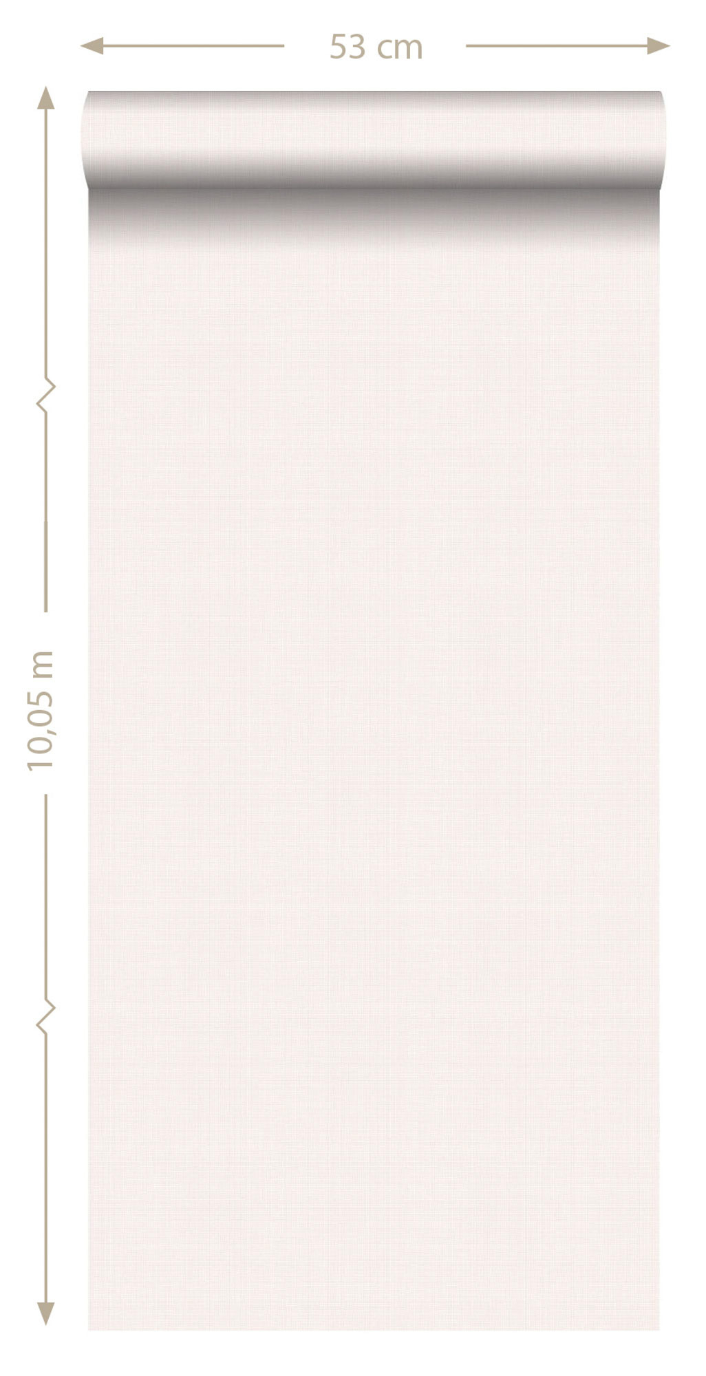Non woven linen look wallpaper pastel pink 139023