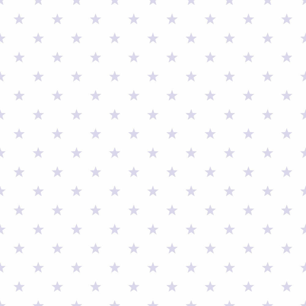 Non-woven wallpaper stars purple