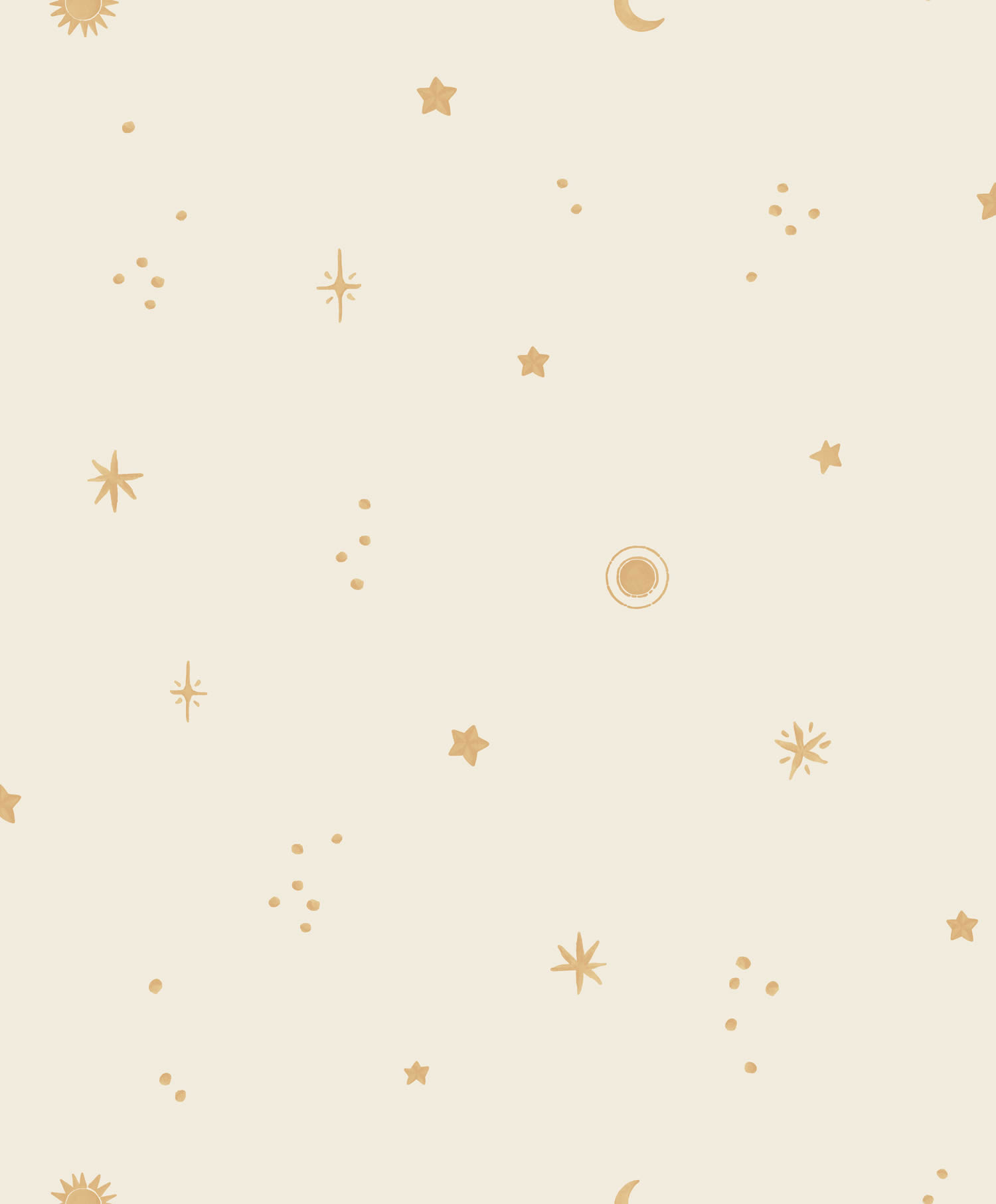 Stern Tapete Sterzeichen Vlies Beige LD3619