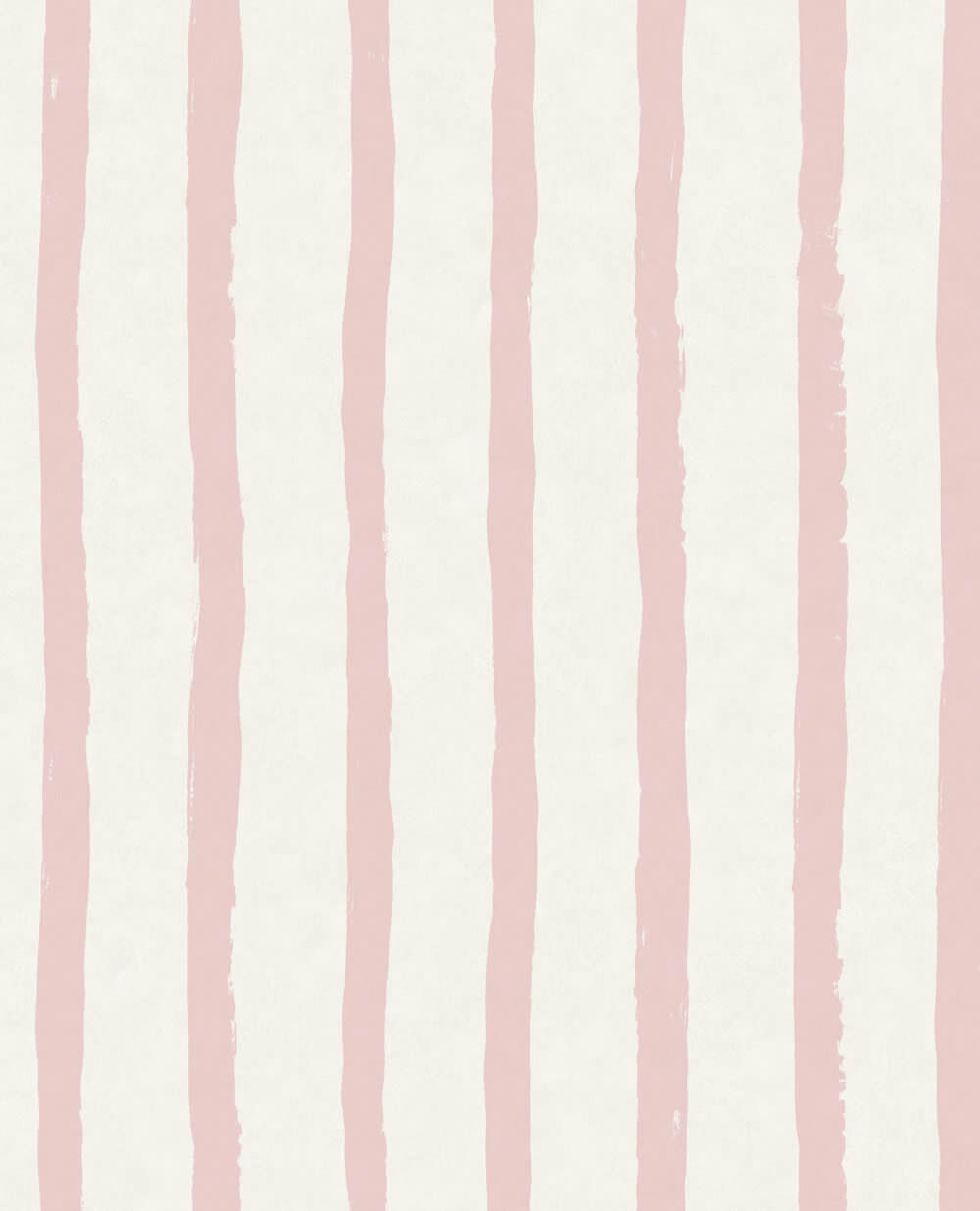 Pink non-woven wallpaper stripes