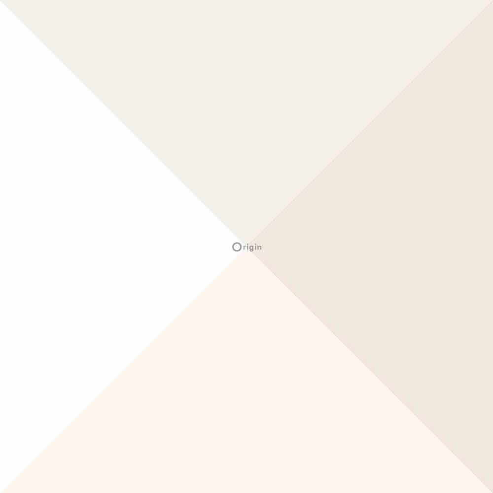 Vliestapete Große Dreiecke Creme-Beige