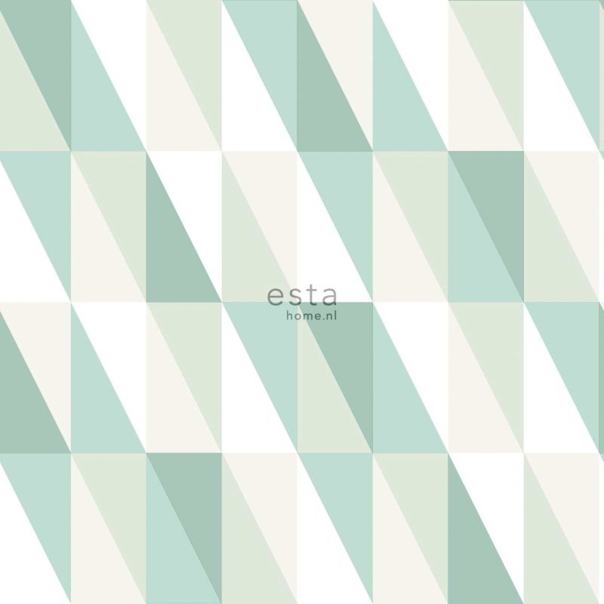 grafische Tapete Scandi mintgrün blau Vlies 138920
