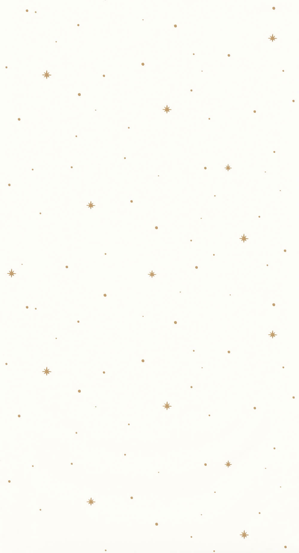 Weiß und braune Tapete kleine Sternchen Caselio - Autour du Monde ADM103472000