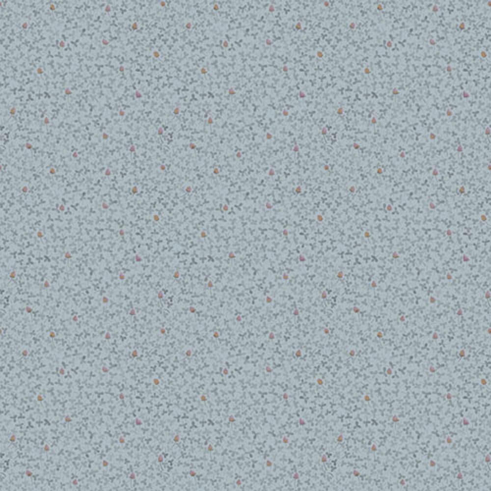 Blassblaue Vliestapete Kleewiese Grönhaga Rasch Textil 028011-23-028011.1M