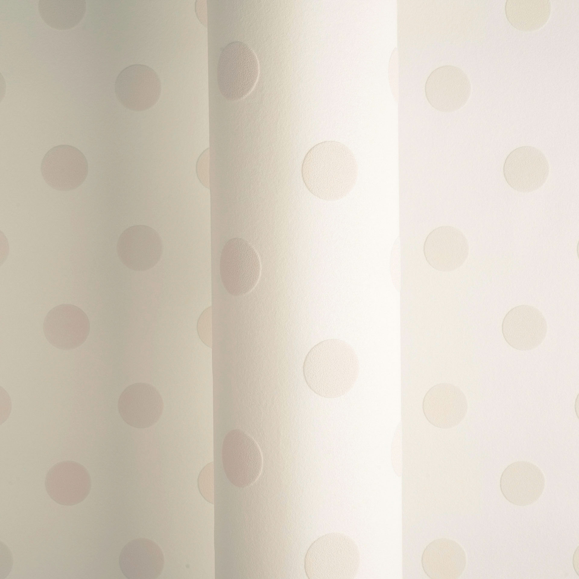 Tapete Punktetapete Kreise beige cremeweiß Vlies 363362