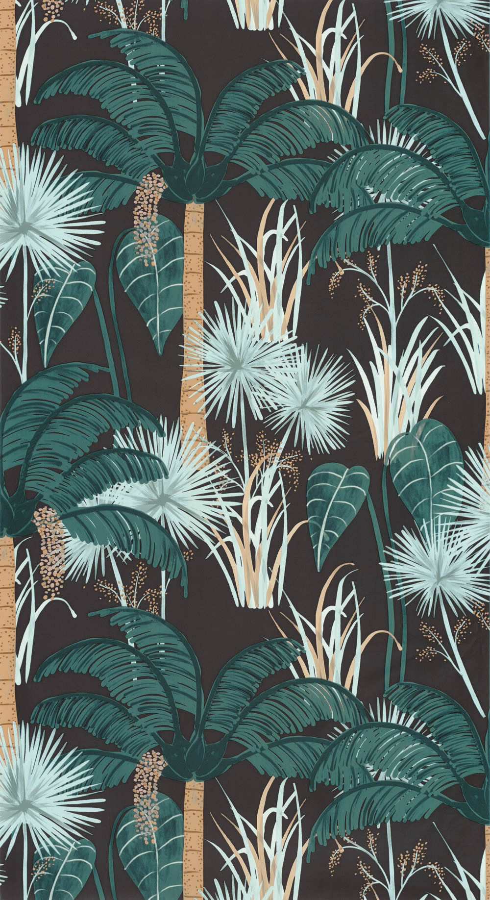 Palm Green Wallpaper Caselio - Young and free Texdecor YNF103376077-36-YNF103376077.1M
