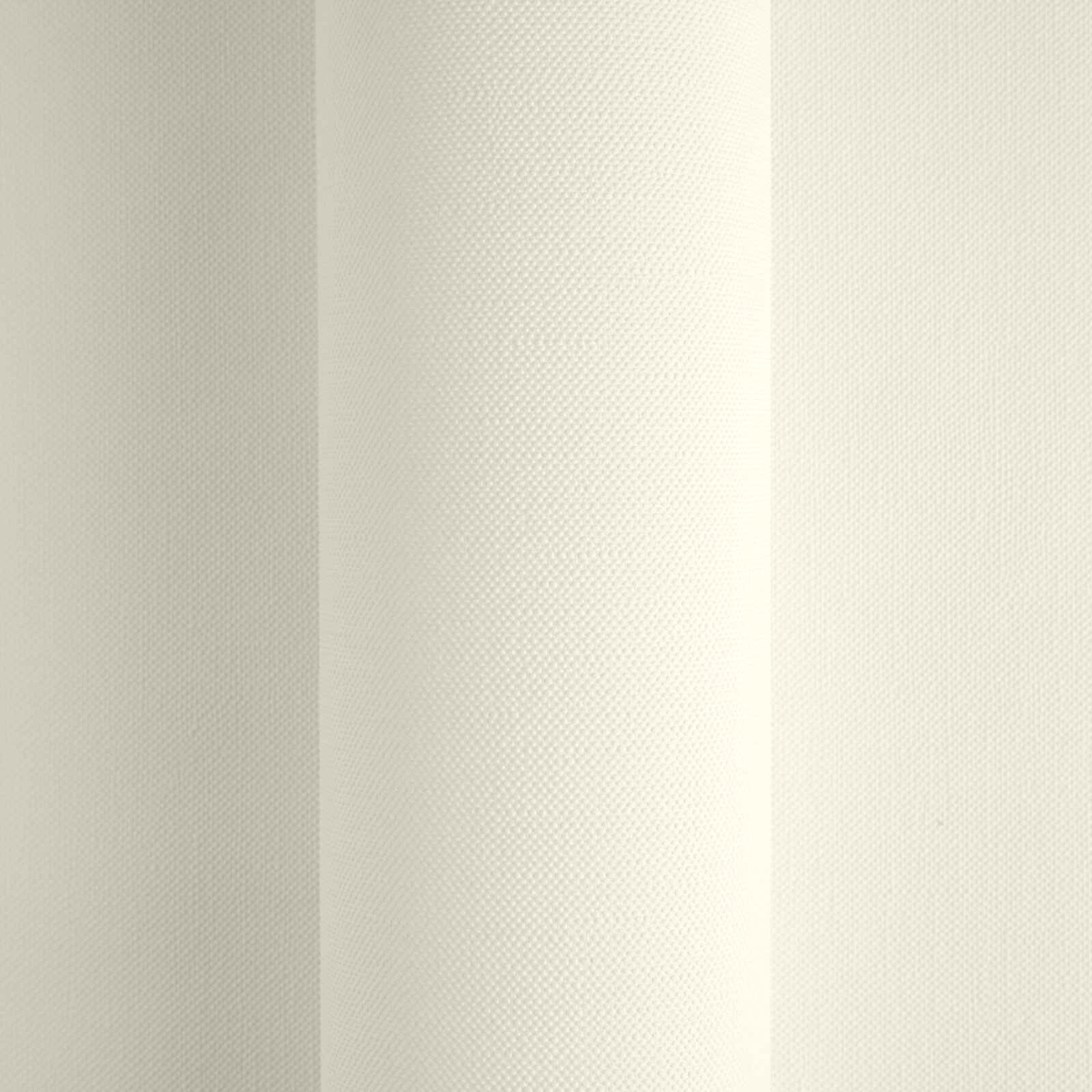 Tapete Unitapete feine Textiloptik cremeweiß Vlies 211798