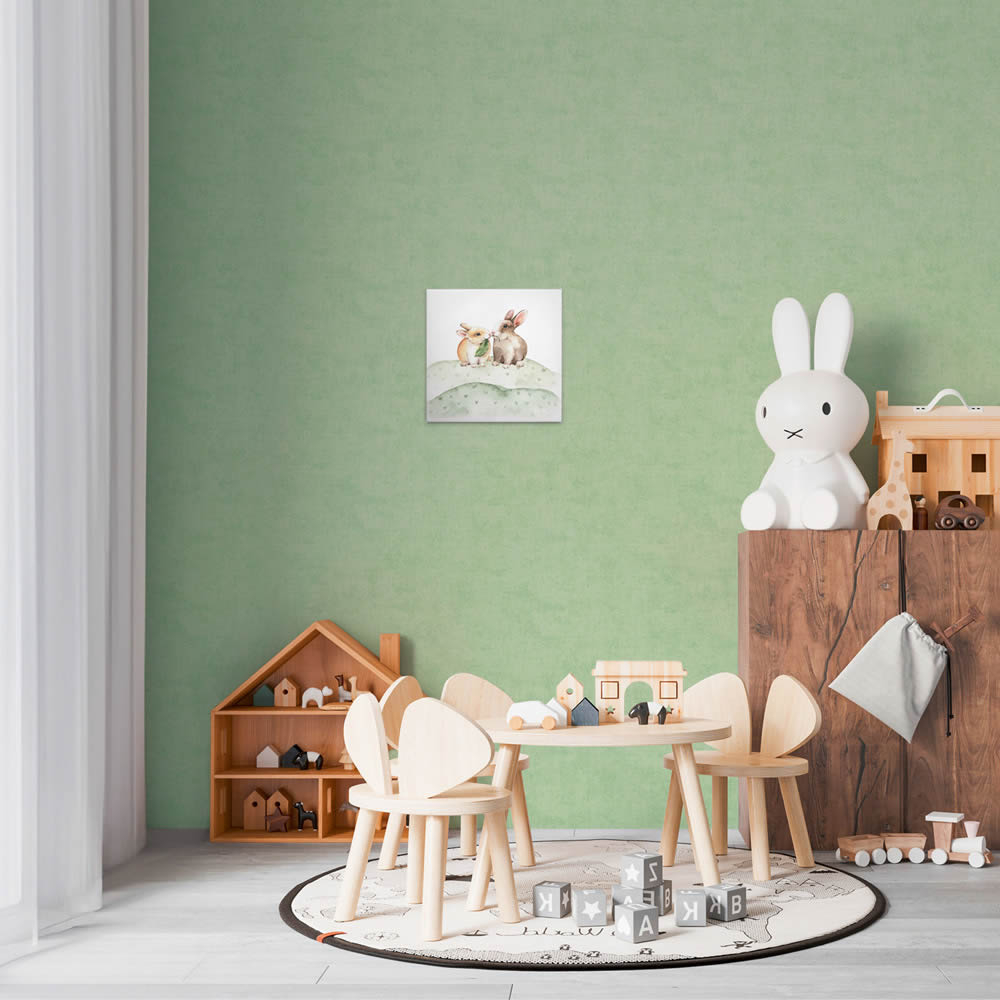 Leinwandbild kleine Hasenfamilie Häschen DD129437 30 x 30 cm-8-DD129437