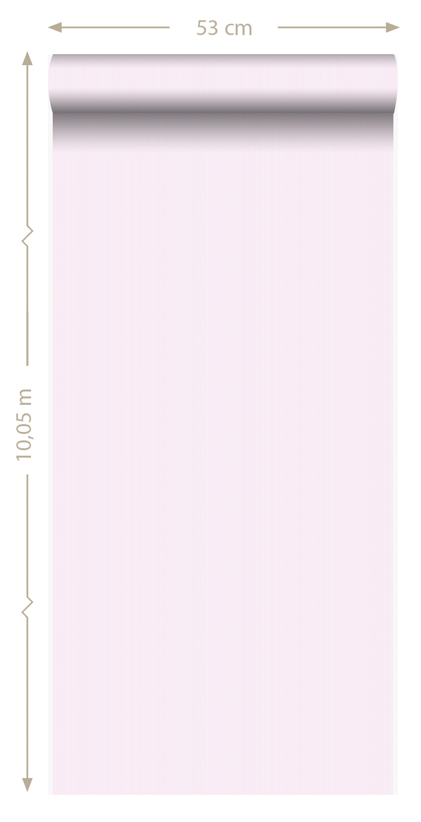 Tapete Vliestapete Uni glänzende Streifen rosa 346806