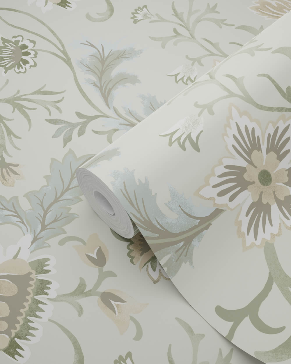 Tapete Blumenranken vintage sandbeige Vlies 139412