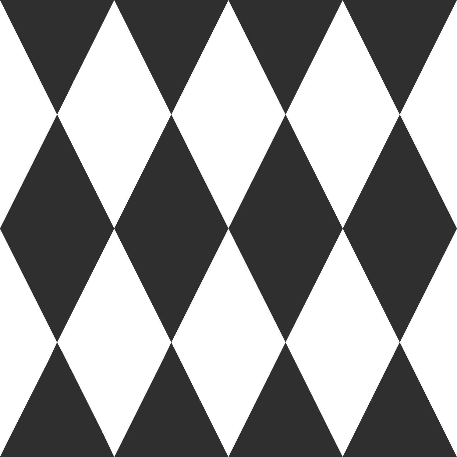 Tapete Rauten grafisch schwarz weiß Vlies 347670