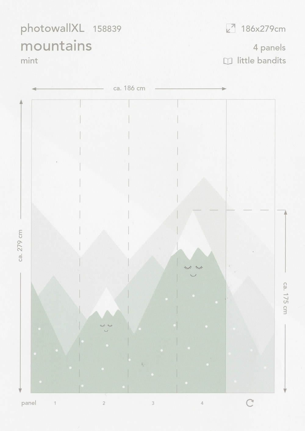Mountains mural green xl-23-158839_2