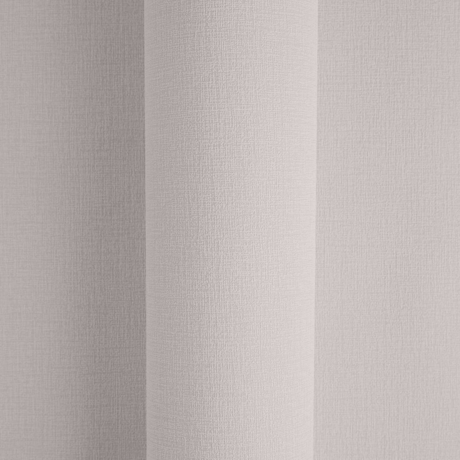 Tapete Stoffoptik Tapete Uni warmgrau Vlies 395474