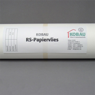  RS-Papiervlies 3-40820 Kobau Vlies 130 imprägniert Renovier-Vlies Back-Vliestapete glatt weiß innen Glattvlies Anstrichvlies