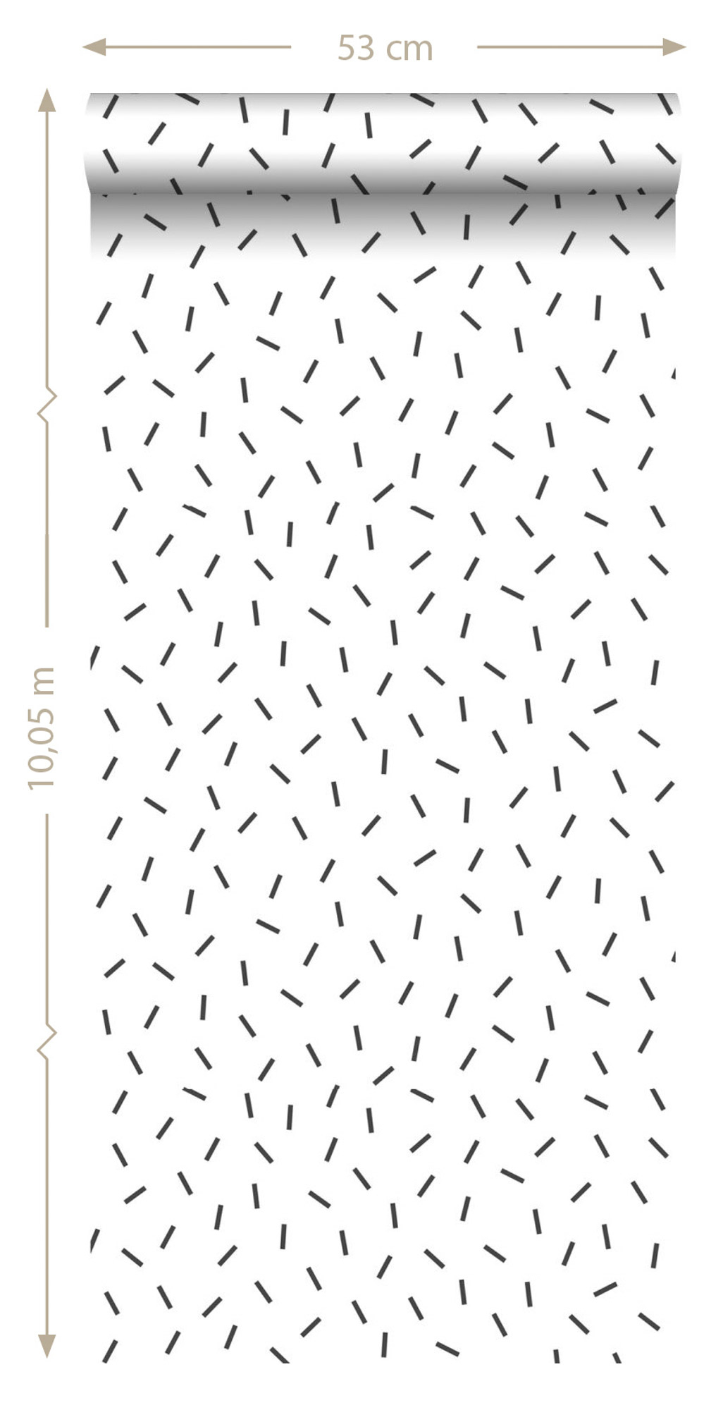 Vliestapete Grafik Skandi schwarz weiß 139064