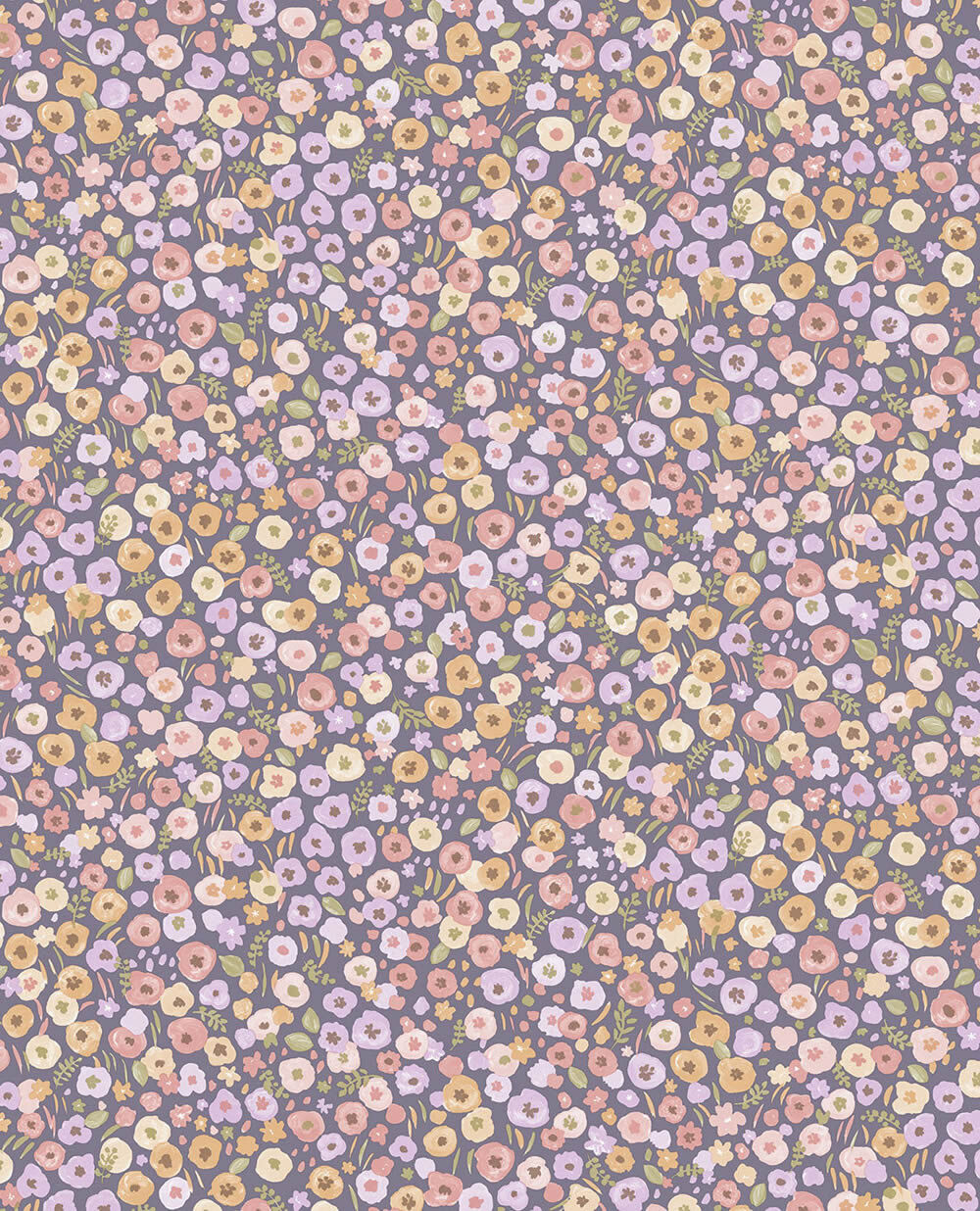 nature motifs flowers non-woven wallpaper purple Explore Eijffinger 323063