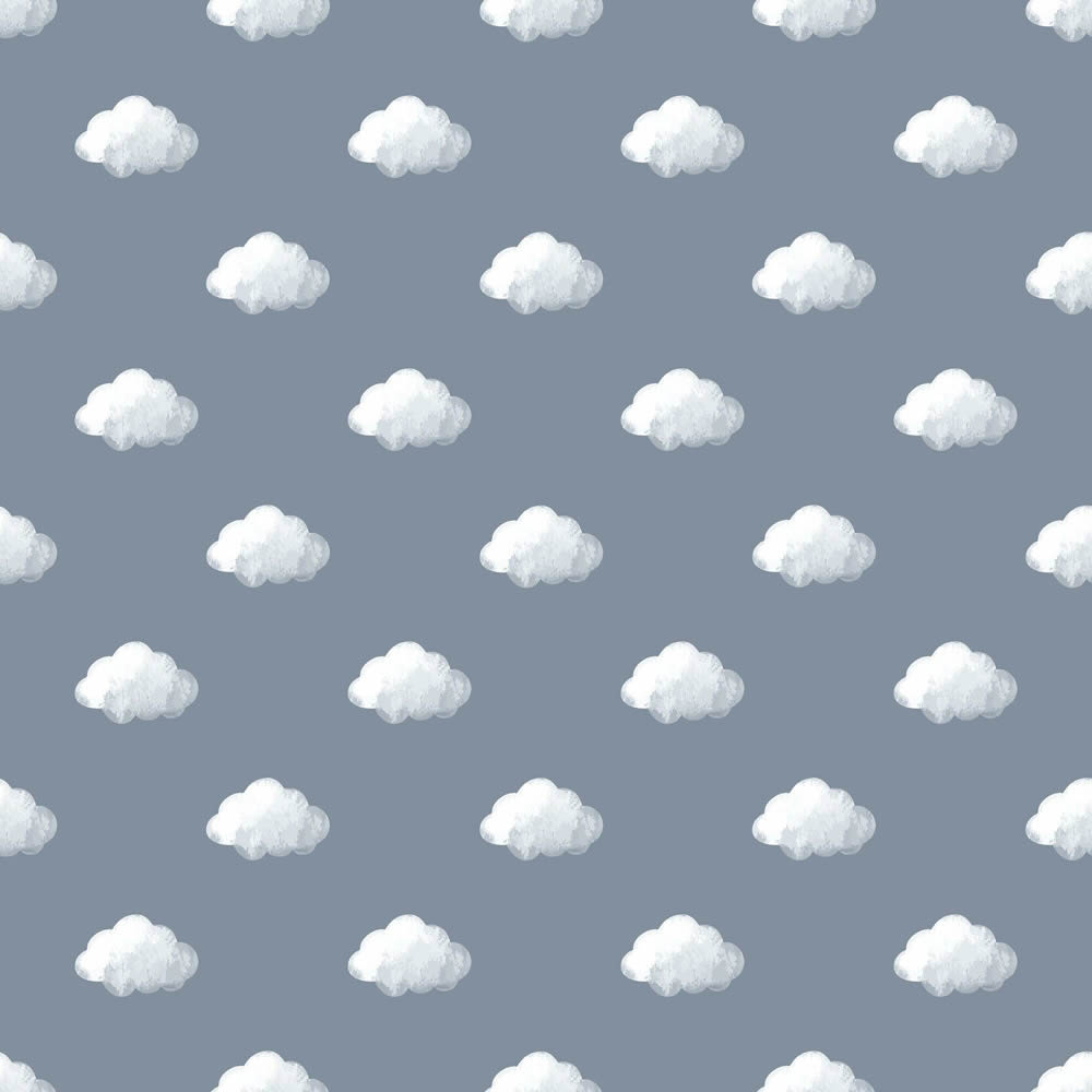 Vliestapete Träume Wolkenmotive blau 014833