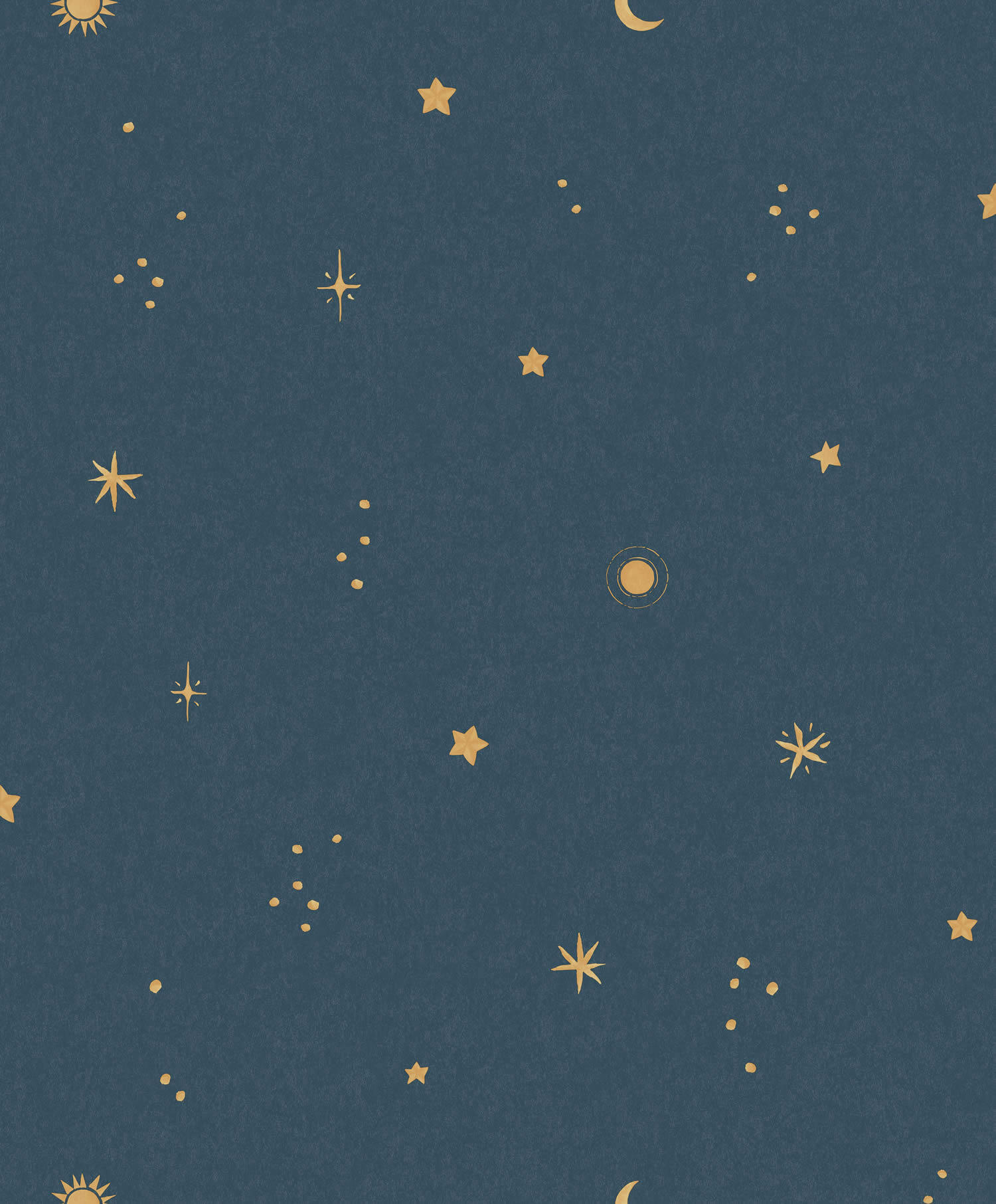 Sterntapete Sternbilder Vlies Blau LD3615