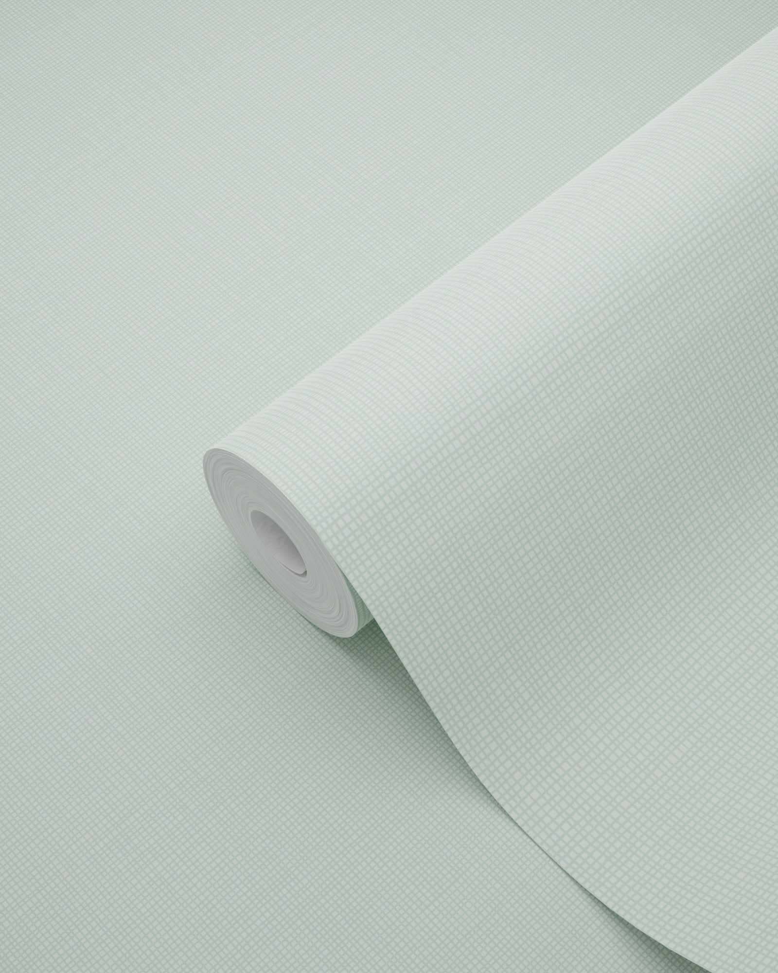 Linen Look Wallpaper mint green non woven 139024