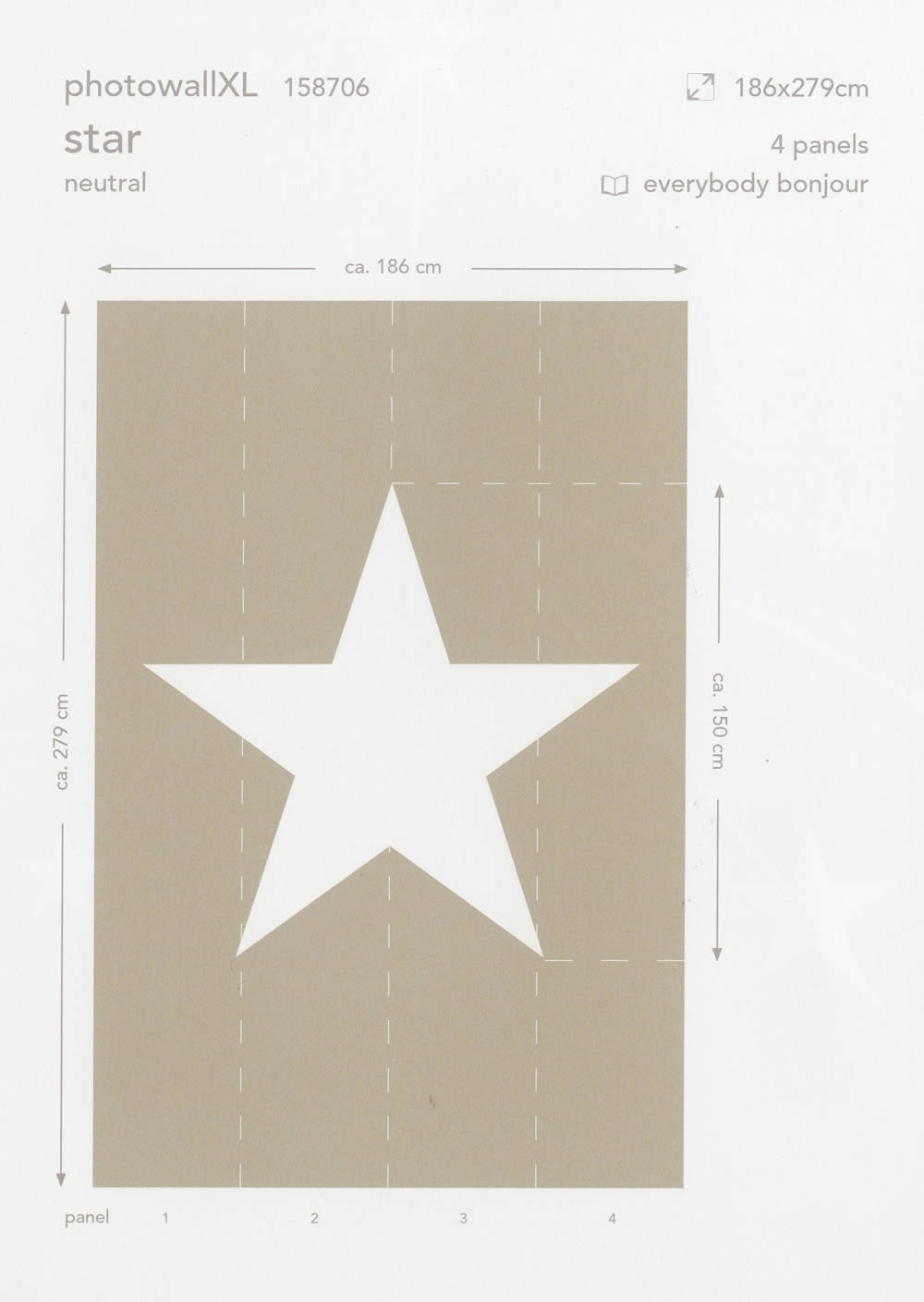 Star mural Grey Xl-23-158706_2