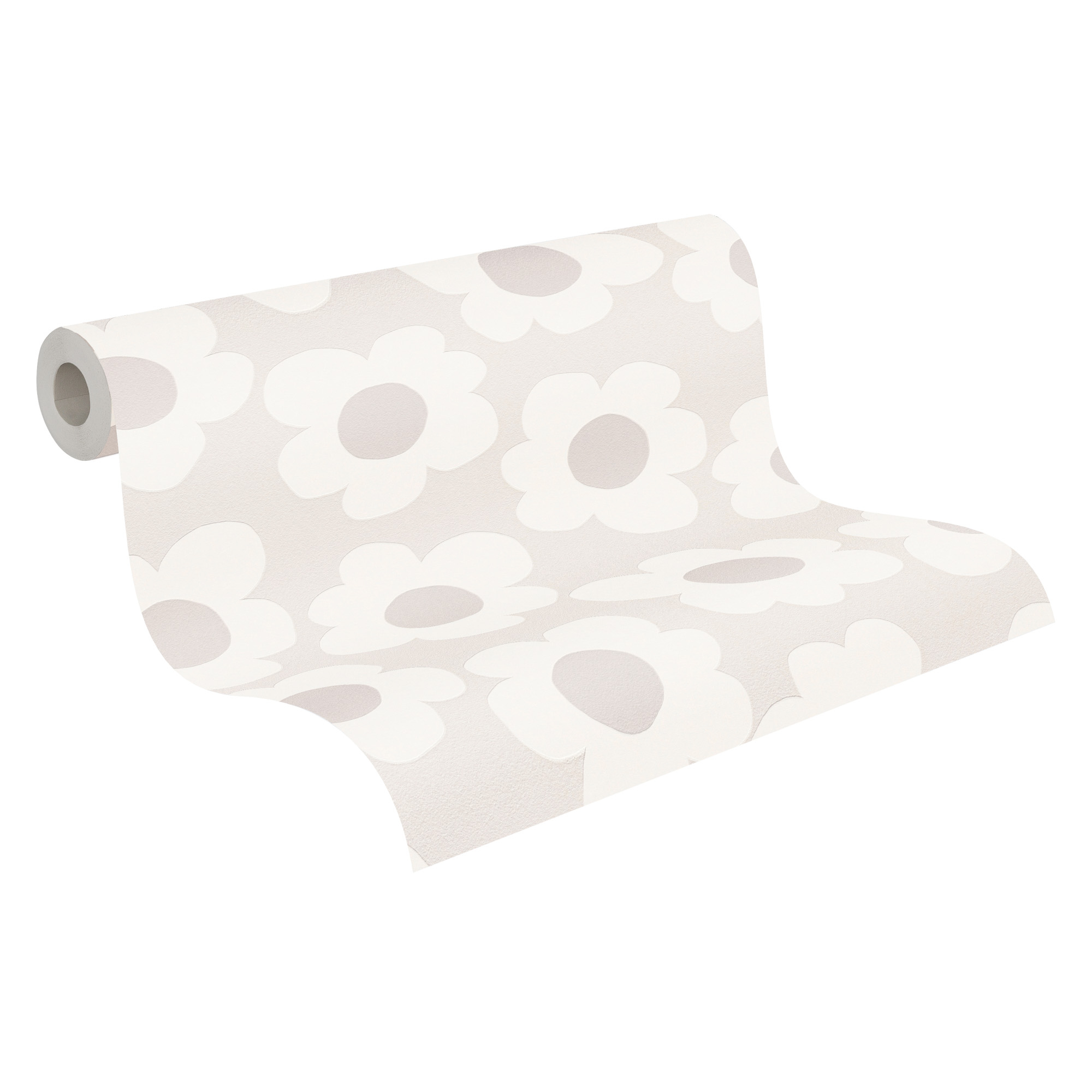 Tapete Blumentapete große Blüten beige 792132