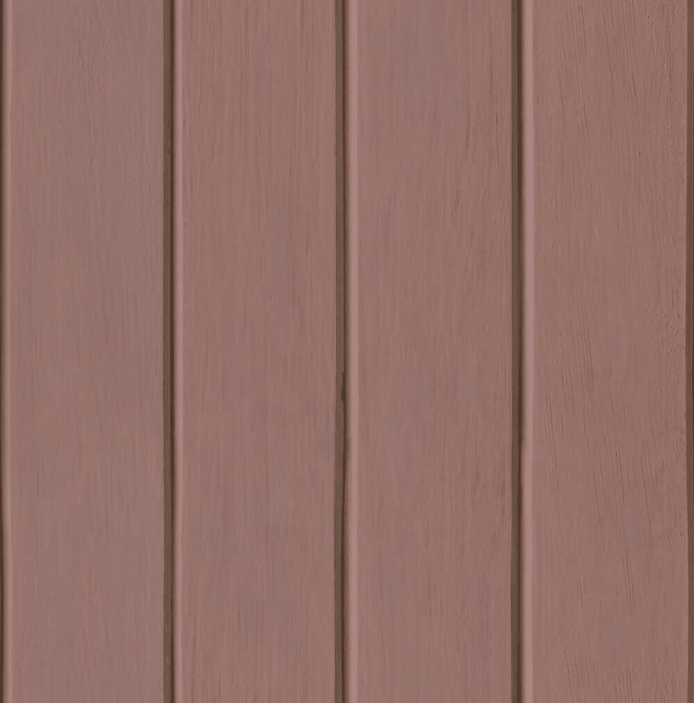 non-woven wallpaper wide wooden slats pattern pale red 014878