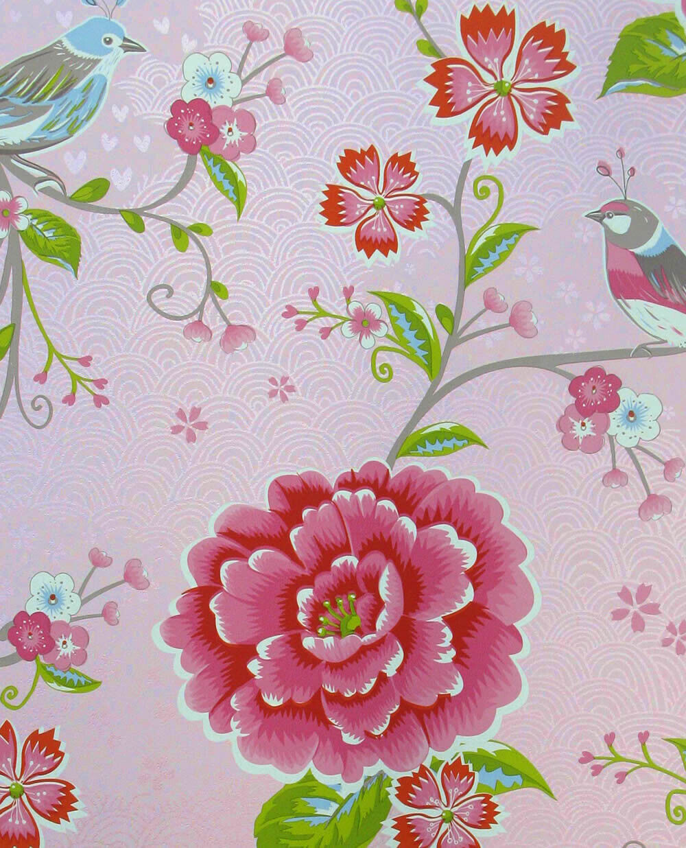 Tapete Vlies Rosa Pink Blüten Pip Studio 5 300160-55-300160