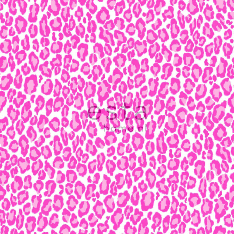 Vliestapete Leopard Rosa-56-136809