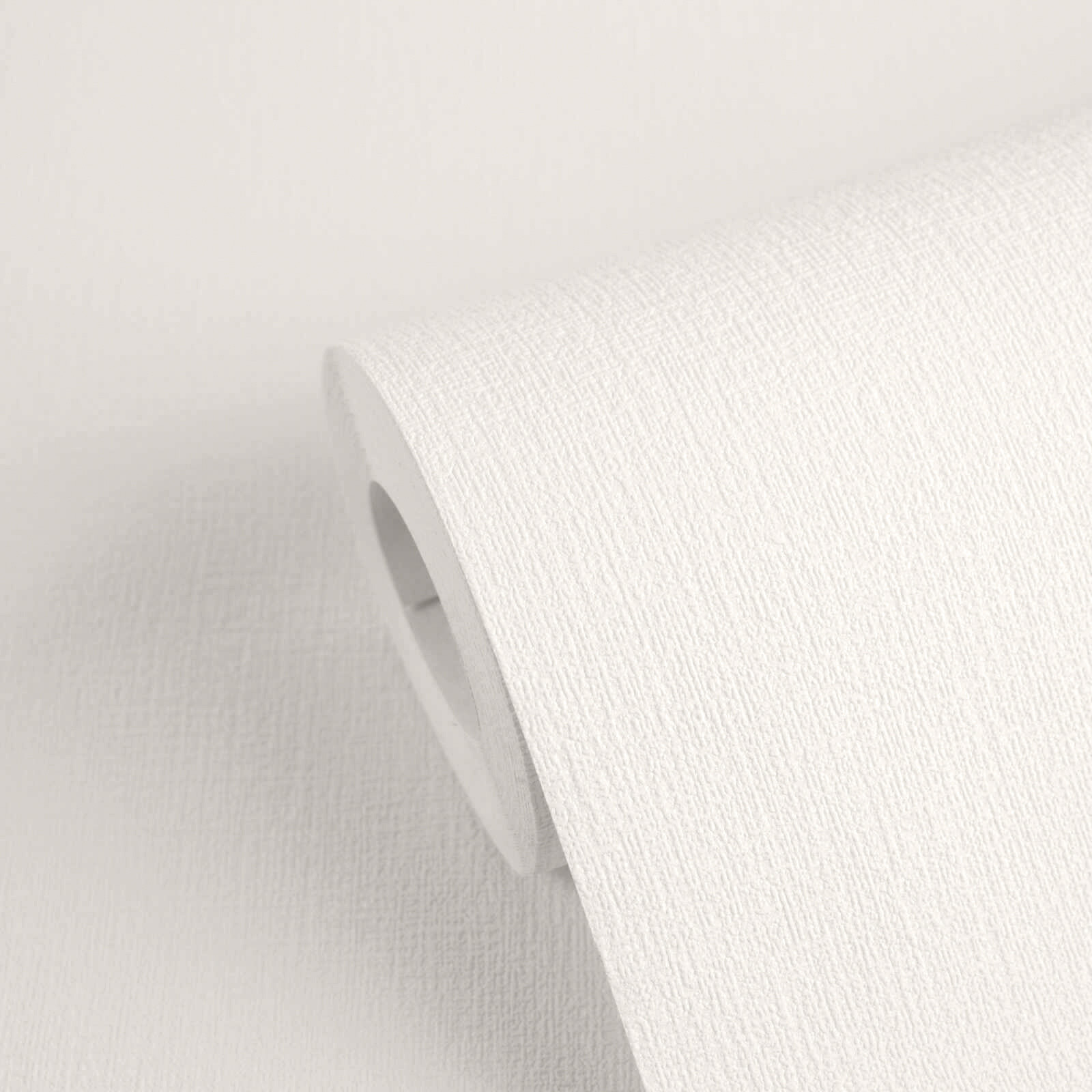 Tapete Stoffoptik Uni Tapete creme 367132