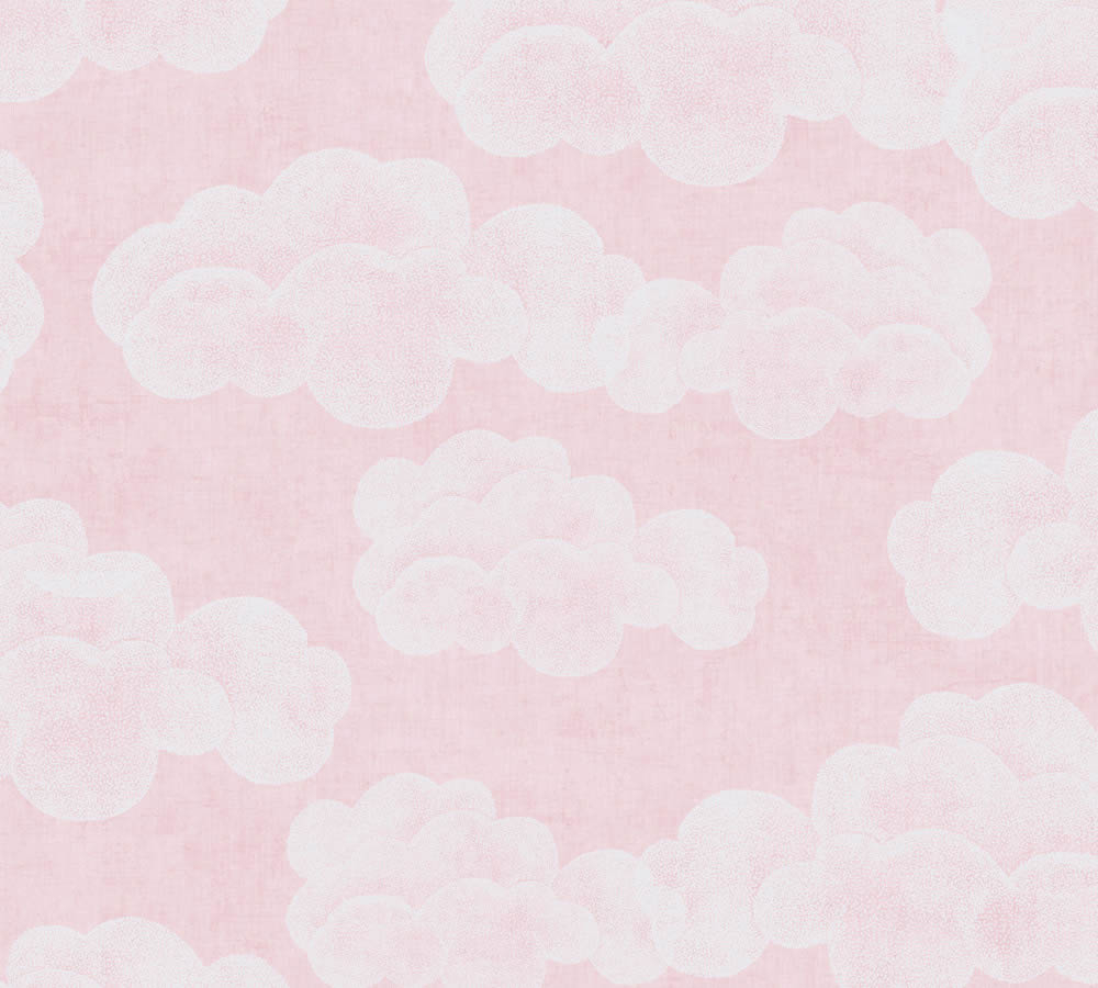 Vliestapete Wolken im Himmel glatt matt Lilly & Luis rosa 771432-8-771432