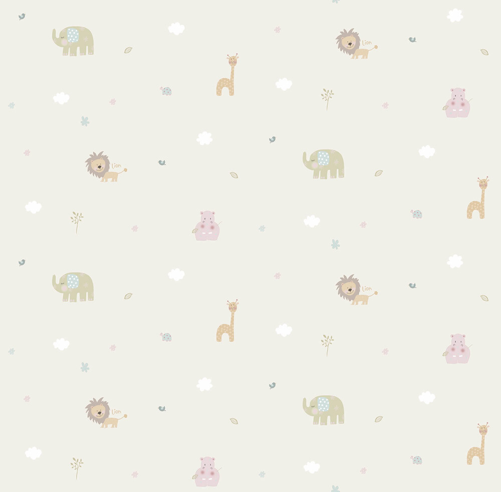 Tapete Tiere Grün Kinder Lullaby-23-102221.1M