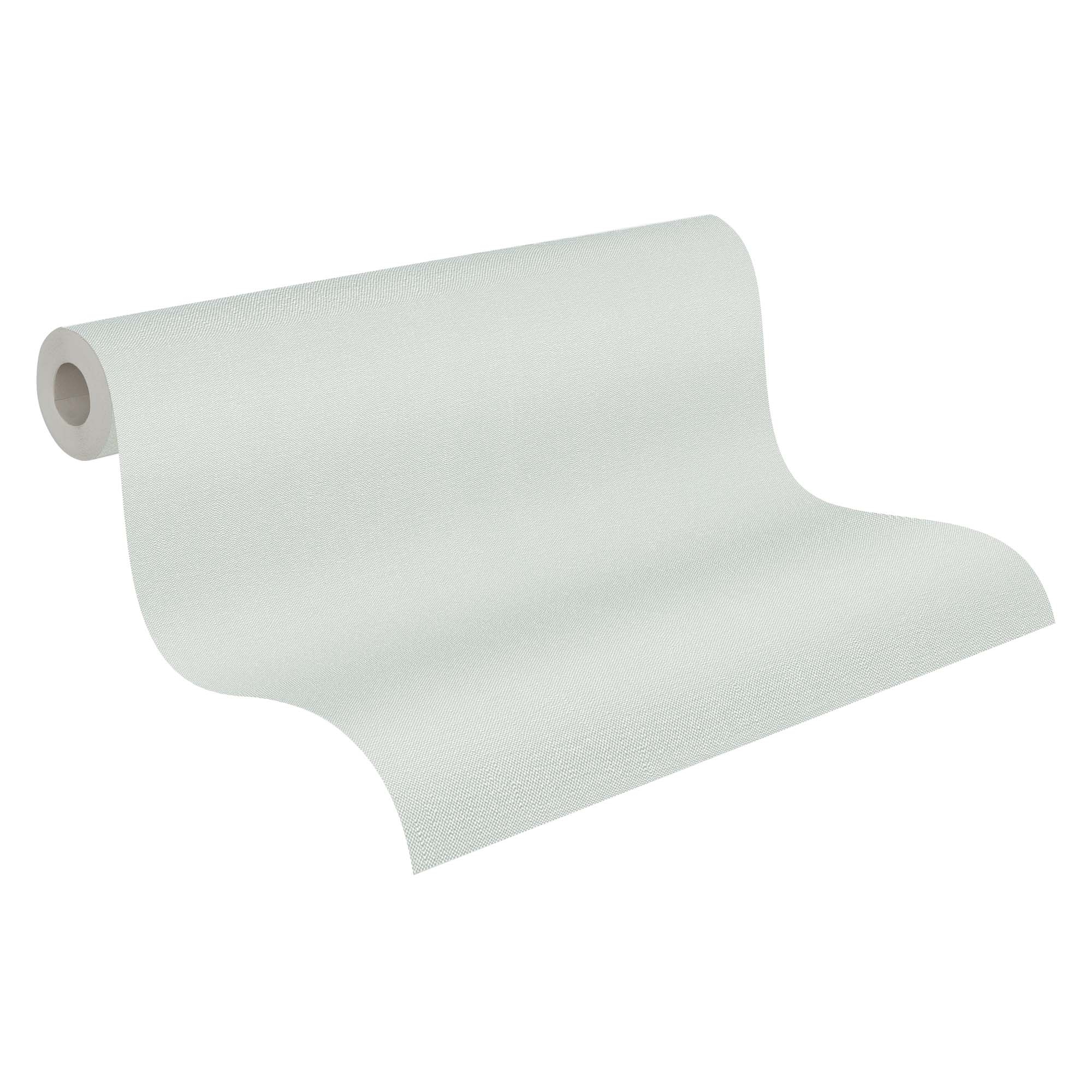 Tapete Unitapete Gewebeoptik hellgrau Vlies 397720