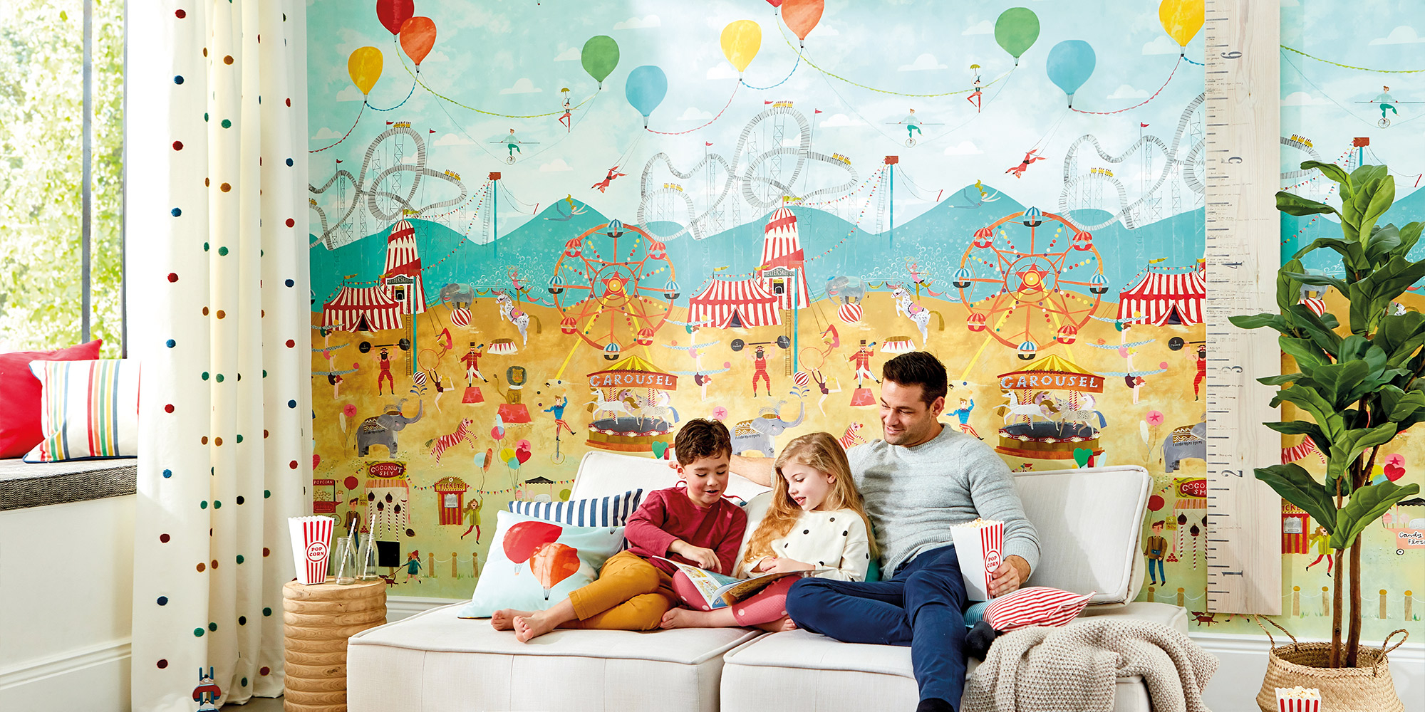 Sanderson Tapeten für Spiel und Spaß im Kinderzimmer.