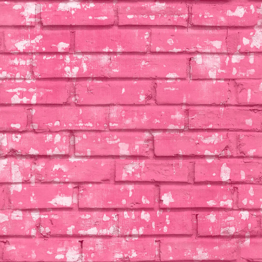 Ziegelsteine Tapete pink Friends & Coffee Essener 16661-28-16661.1M