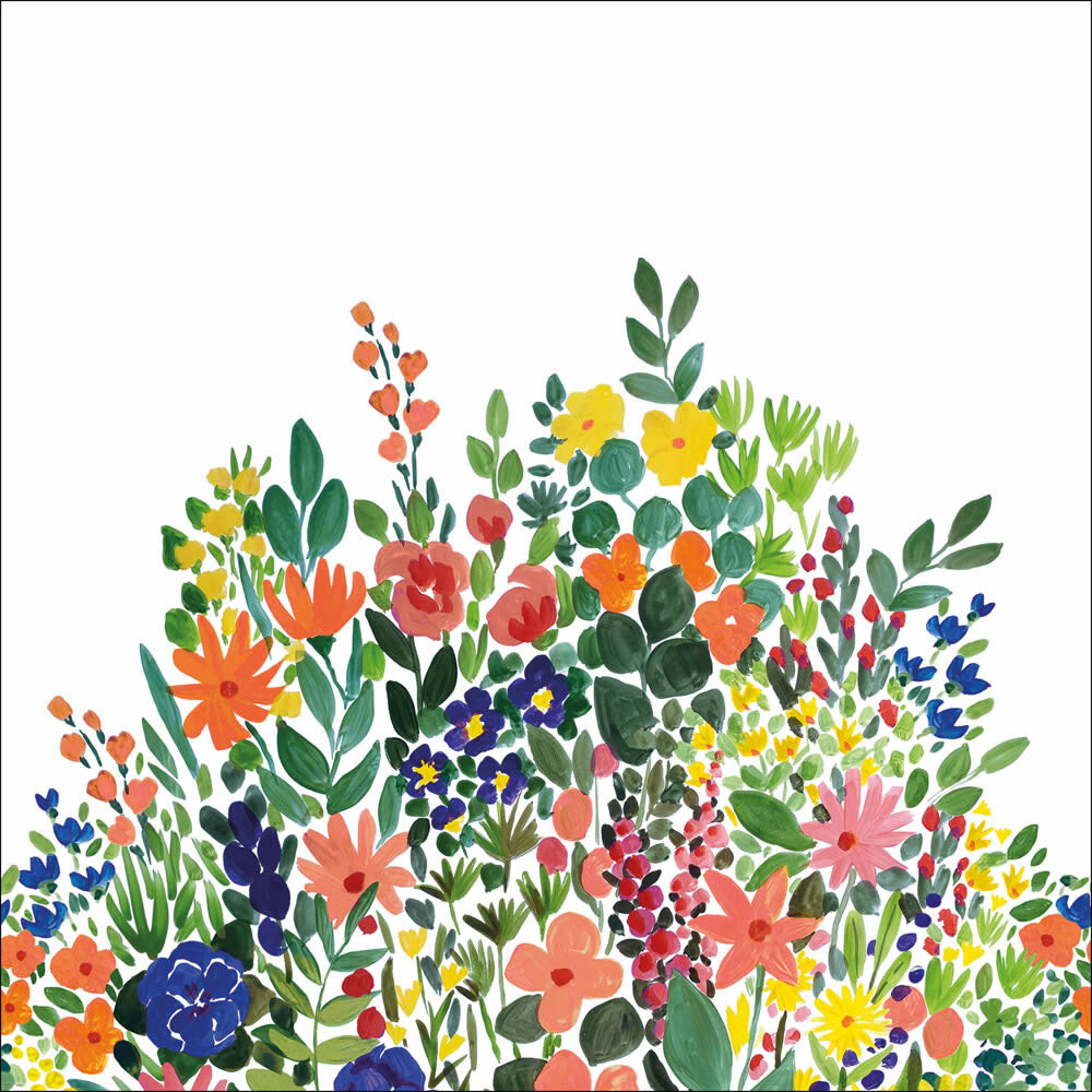 Wandbild S Blütenmeer Blumentapete Blumenmuster bunt Farbenfroh PMW104644506