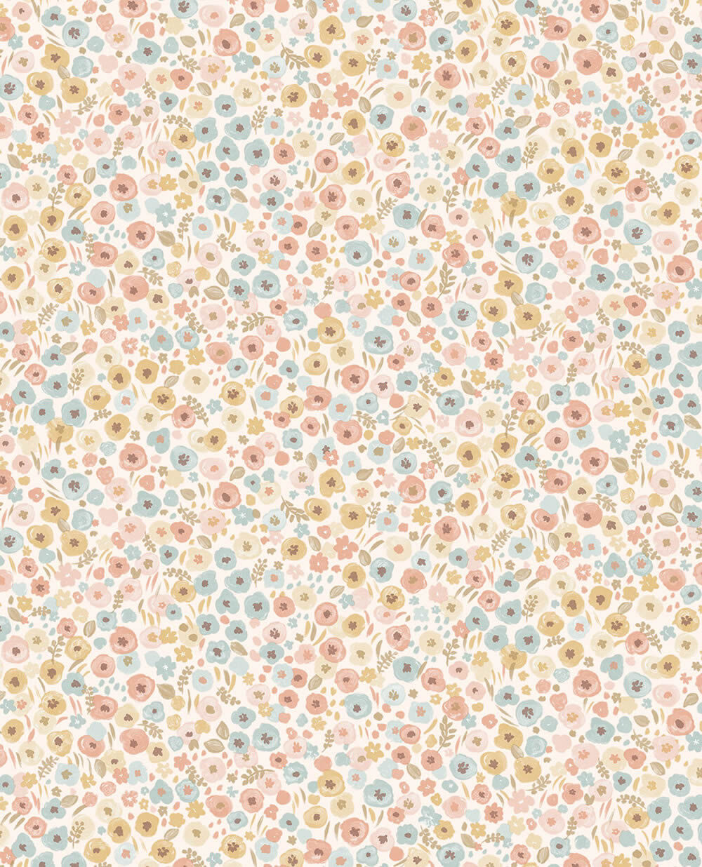 flower meadow blossoms non-woven wallpaper pastel Explore Eijffinger 323060