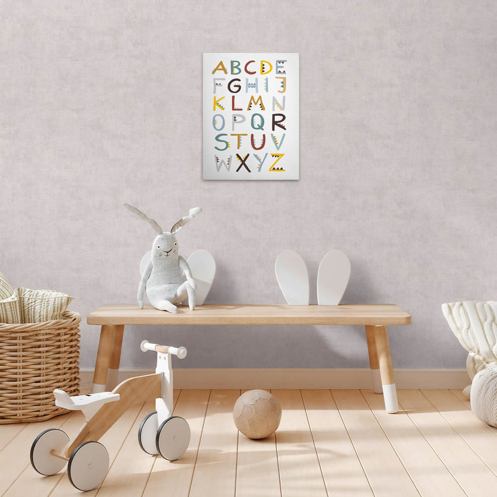 Leinwandbild bunte Buchstaben ABC DD129443 30 x 40 cm-8-DD129443